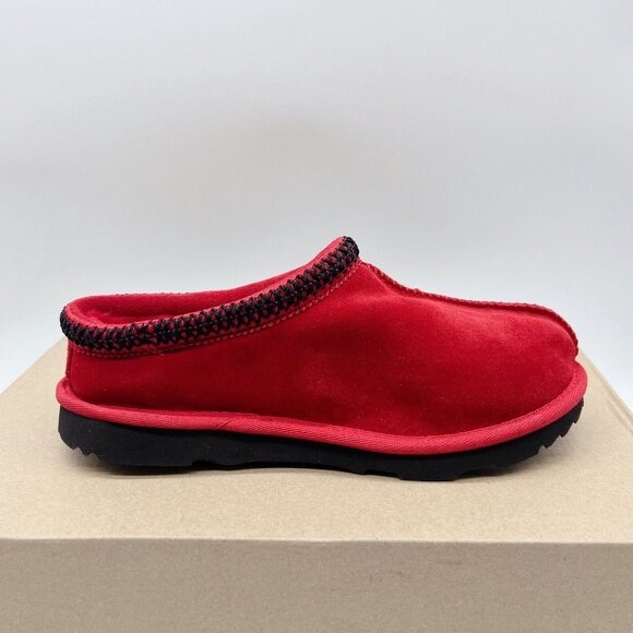 NEW UGG TAZZ Platform Slippers Clog Red Suede Womens Size EU 36/ US 5; Y US 4 - Picture 7 of 11